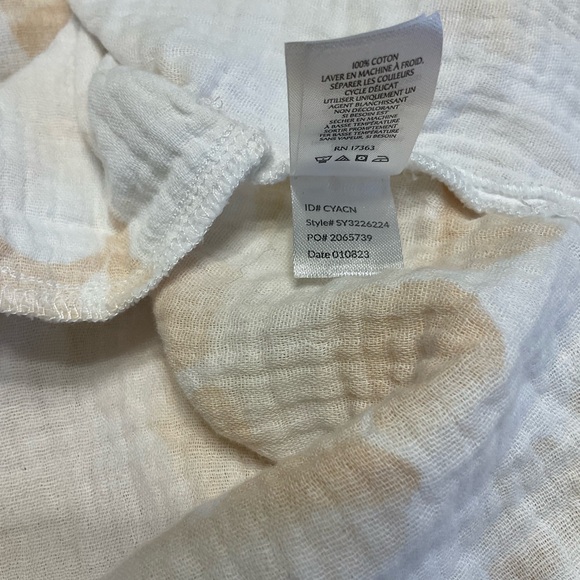 Sanctuary Floral Hooded Gauze Cover-up Size Medium 100%cotton Beach vacation - Picture 10 of 11